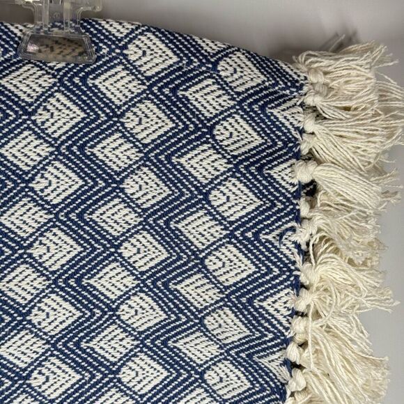 Sticky Toffee Cotton Woven Placemats Fringe Set 4 Boho - Picture 4 of 6